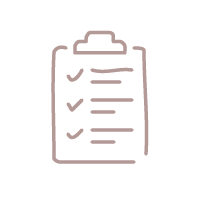 pink icon meaning to create a plan